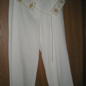 Cream colored Bandolino Pants